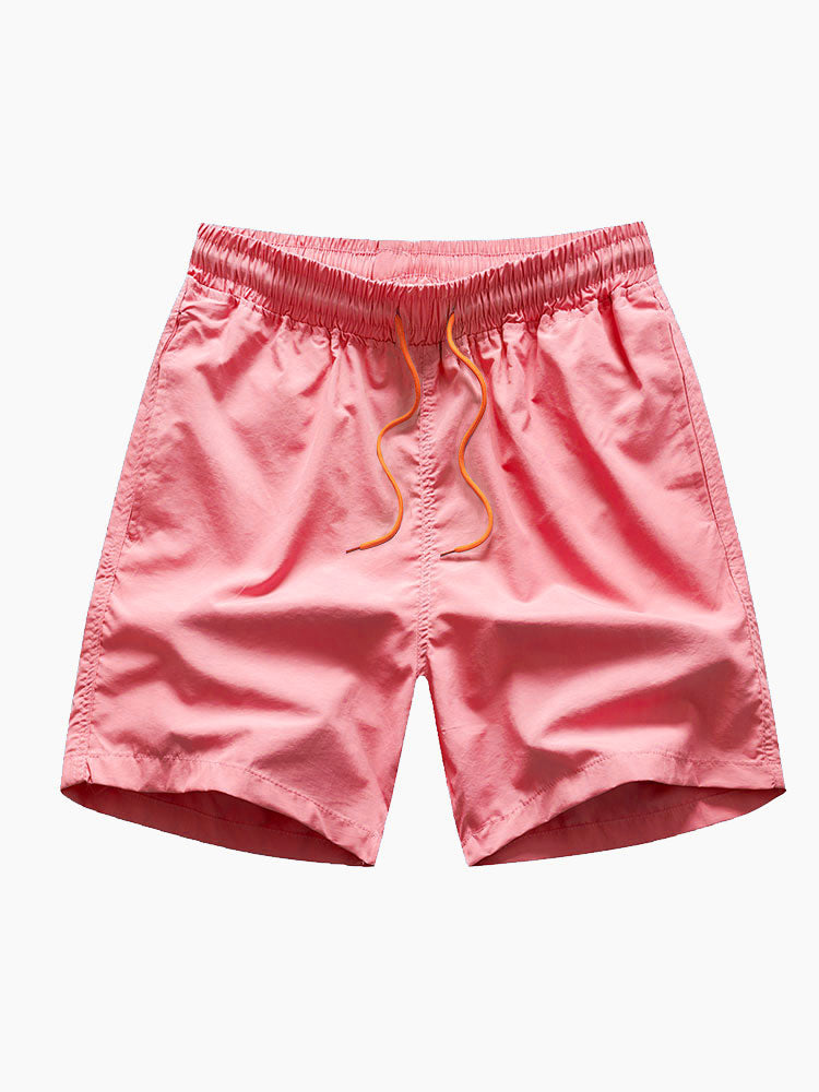 IVY | Set with flamingo stripe shorts
