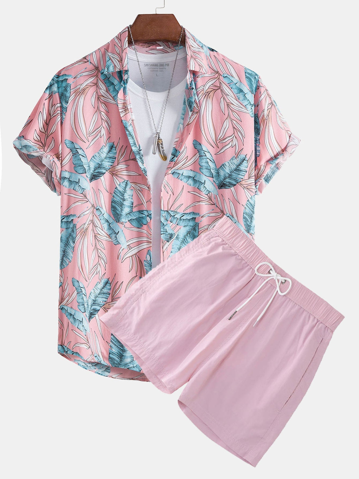 ZARA | Set with printed shorts