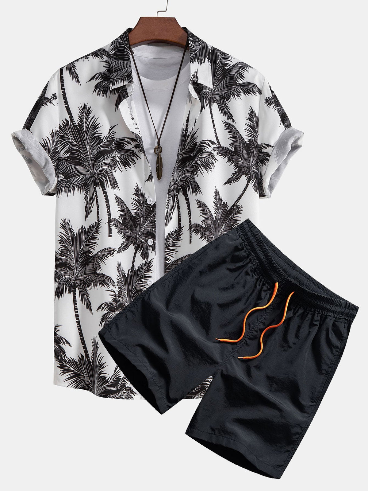 EVE | Shirt and shorts set with all-over print