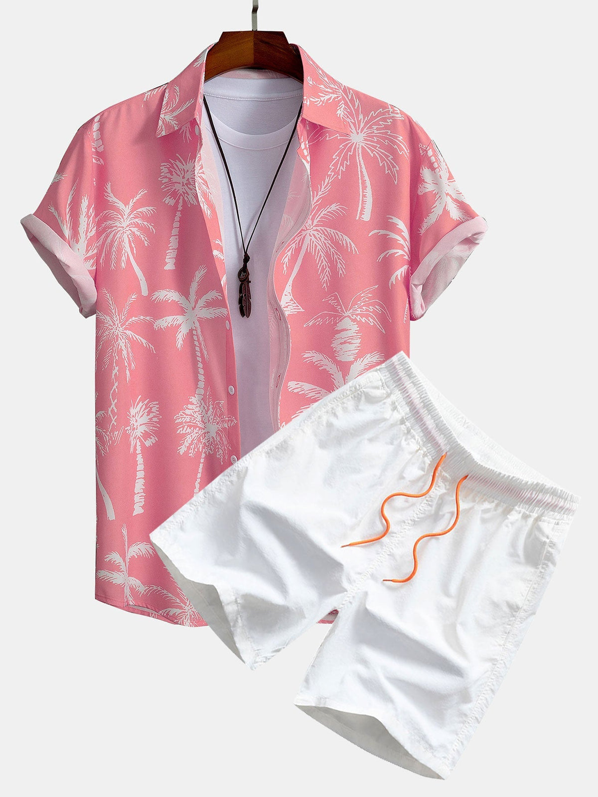 FLORENCE | Shirt & shorts set with all-over print