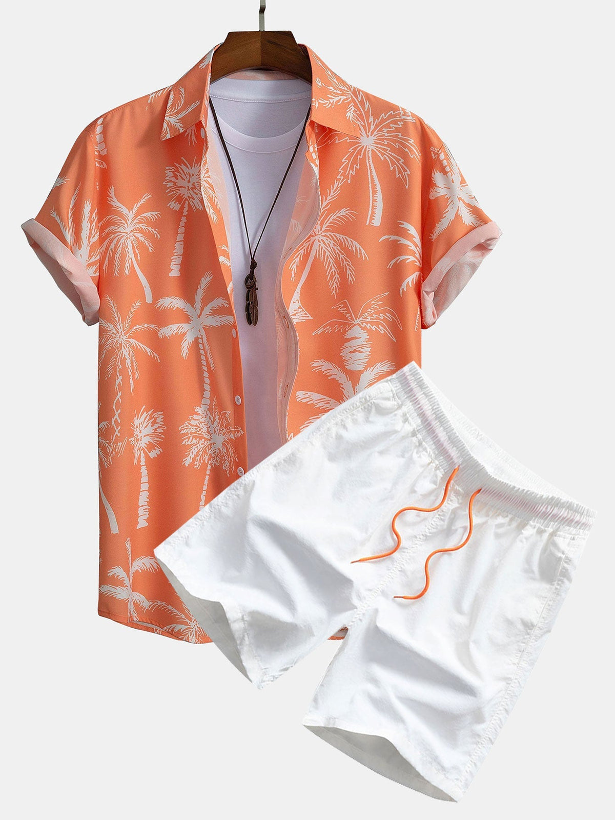 FLORENCE | Shirt & shorts set with all-over print