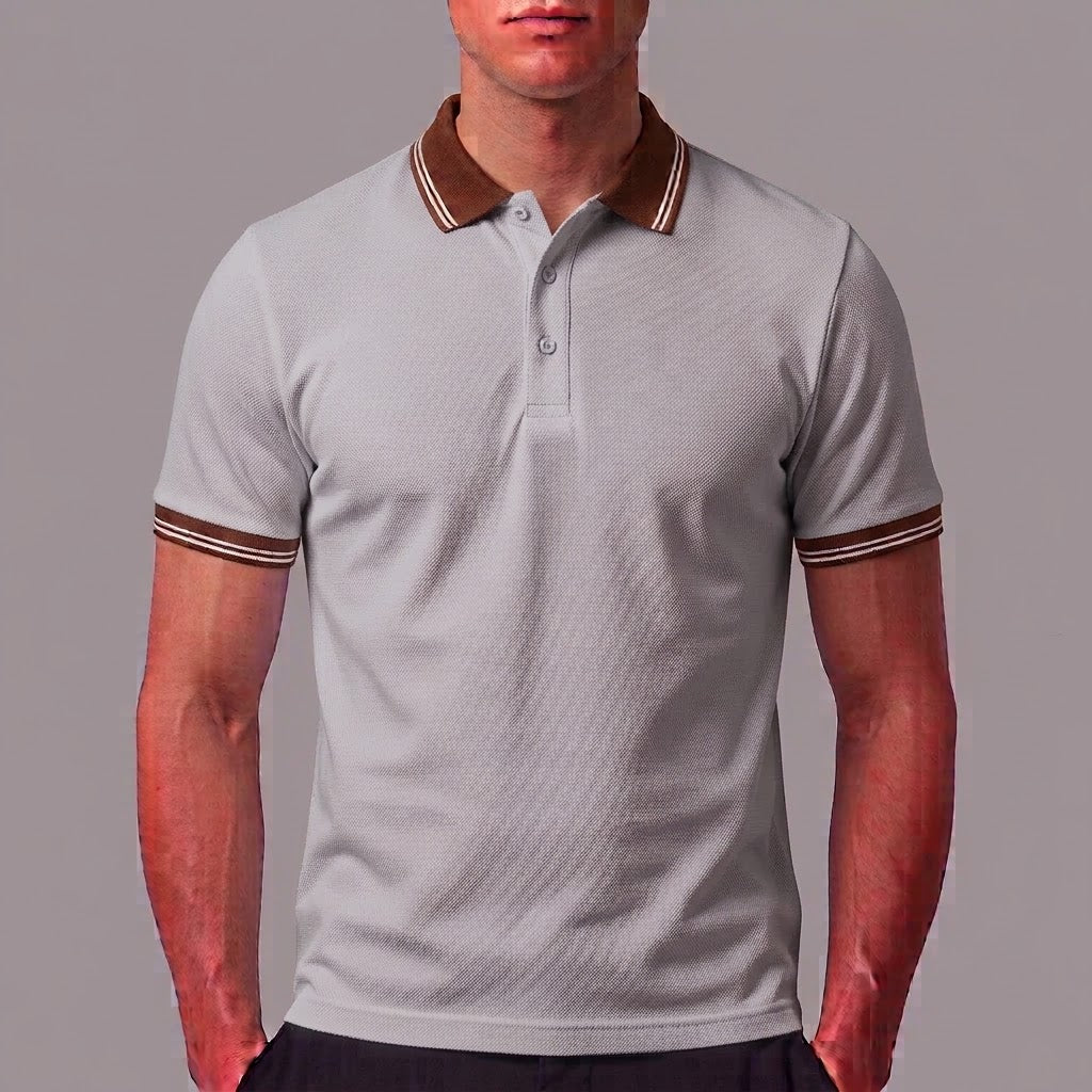 MASON | Polo shirt with contrast piping