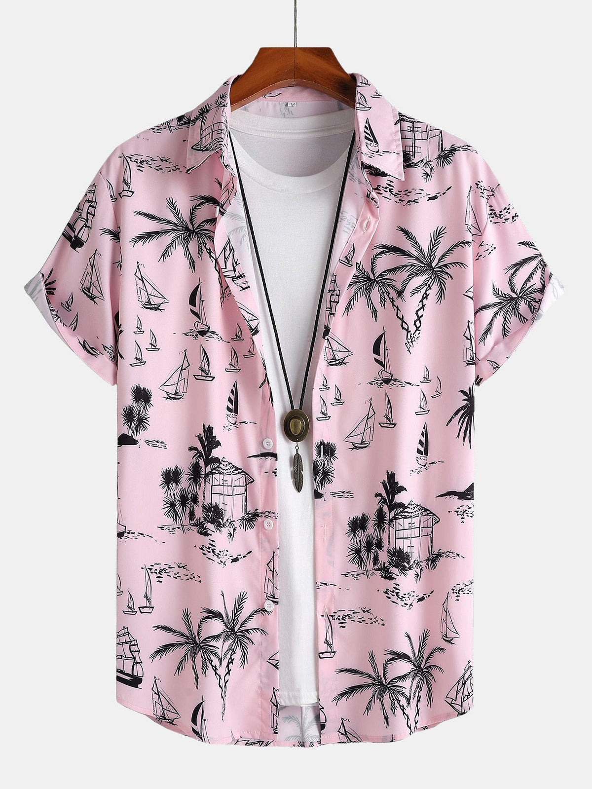 OLIVER | Shirt and shorts set with all-over print