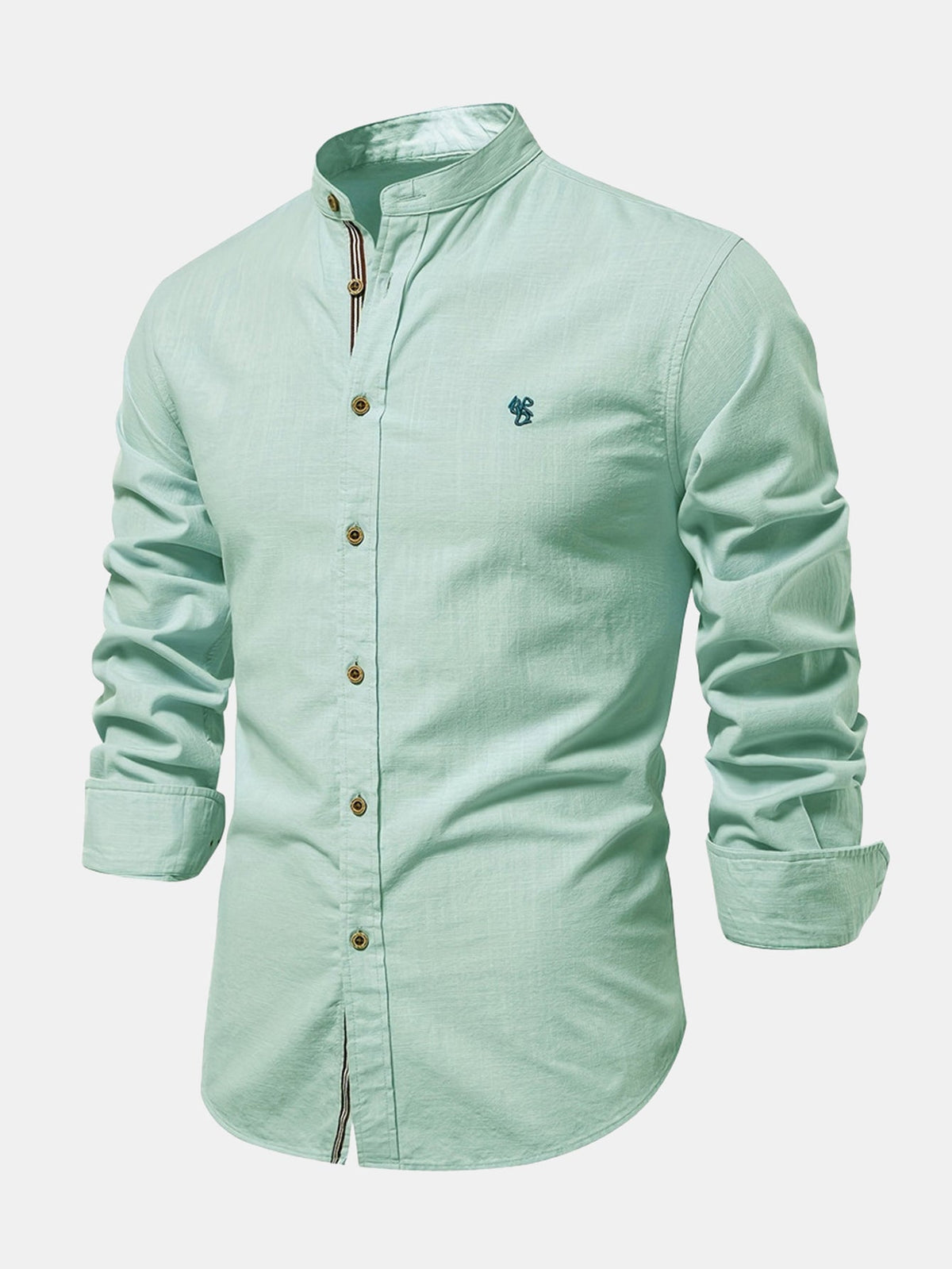 JAMES | Shirt with stand collar