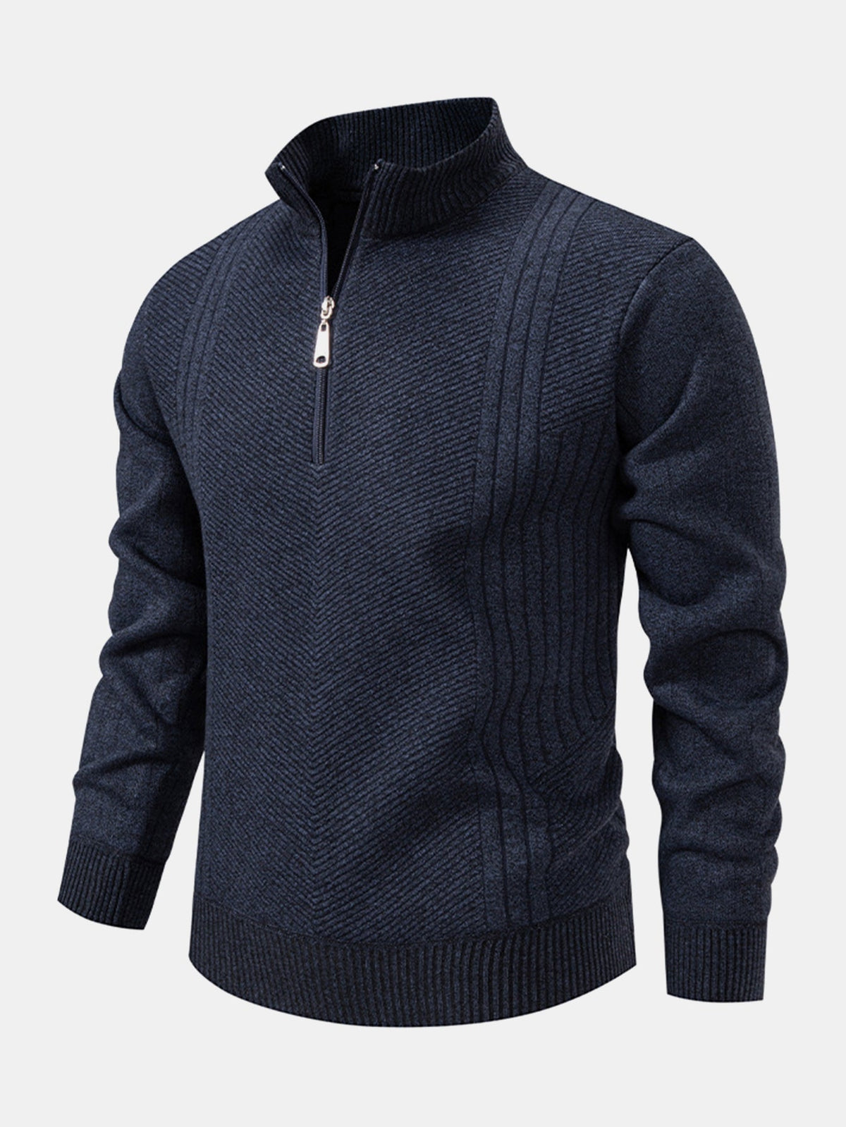 EVE | Sweater with quarter-zip neckline