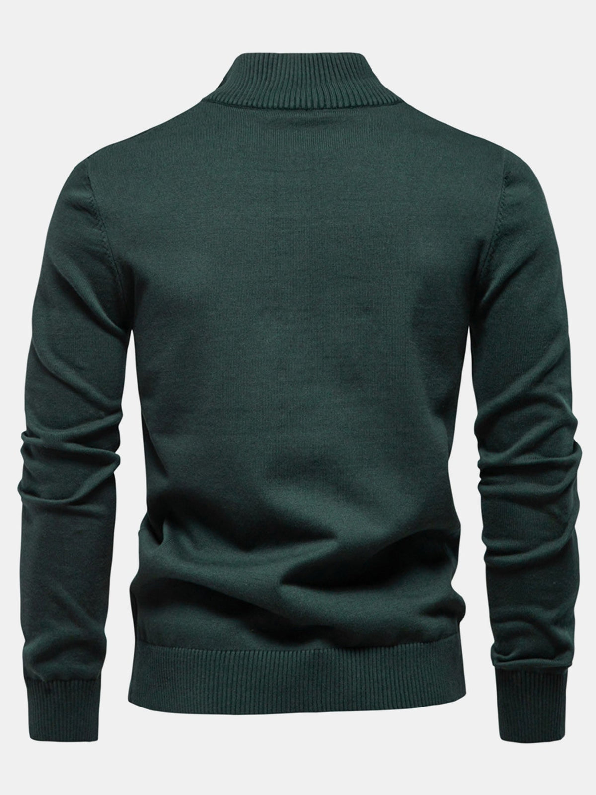 FLORENCE | Quarter-zip sweater with stripe detail
