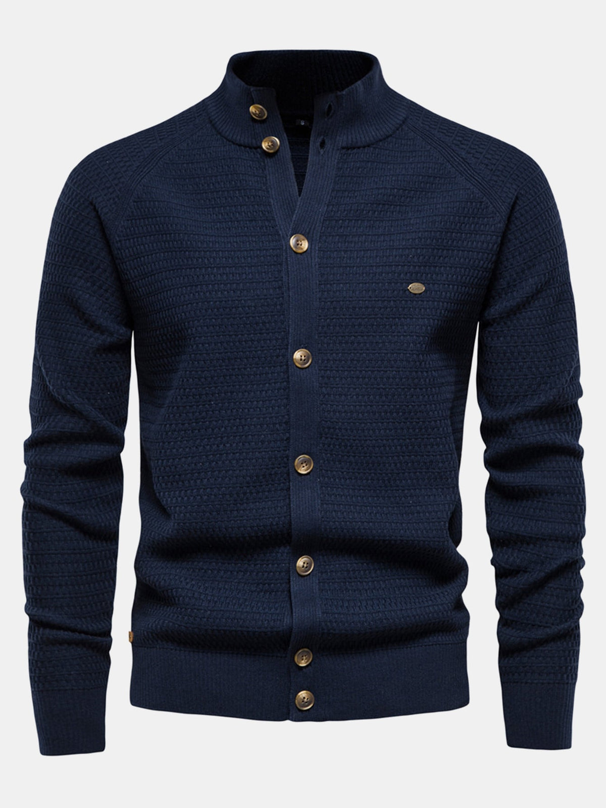 IVY | Knit sweater with button collar