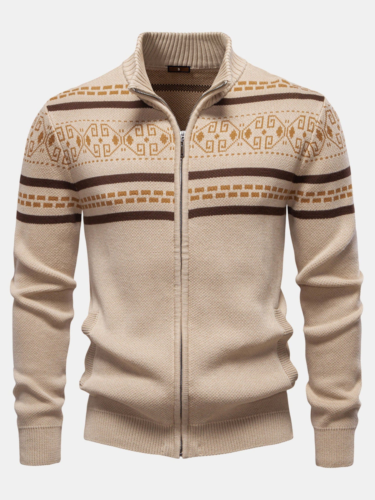 POPPY | Sweater with zip standing collar