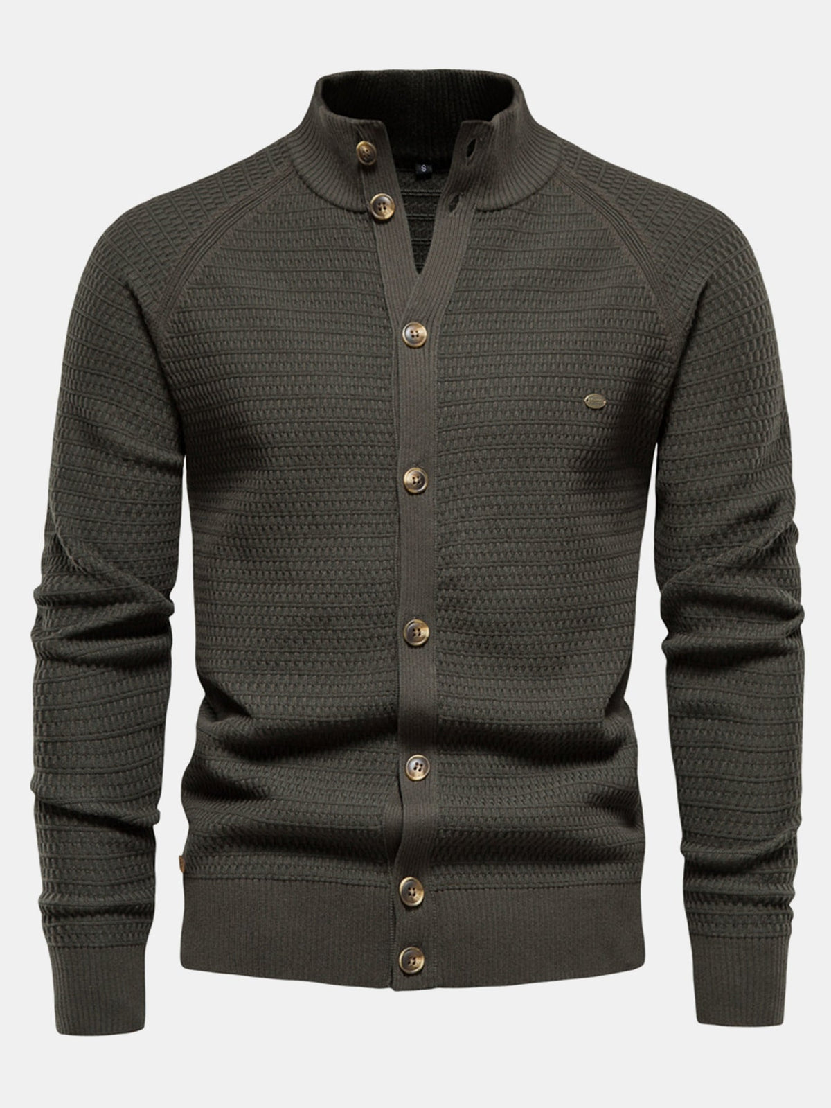IVY | Knit sweater with button collar