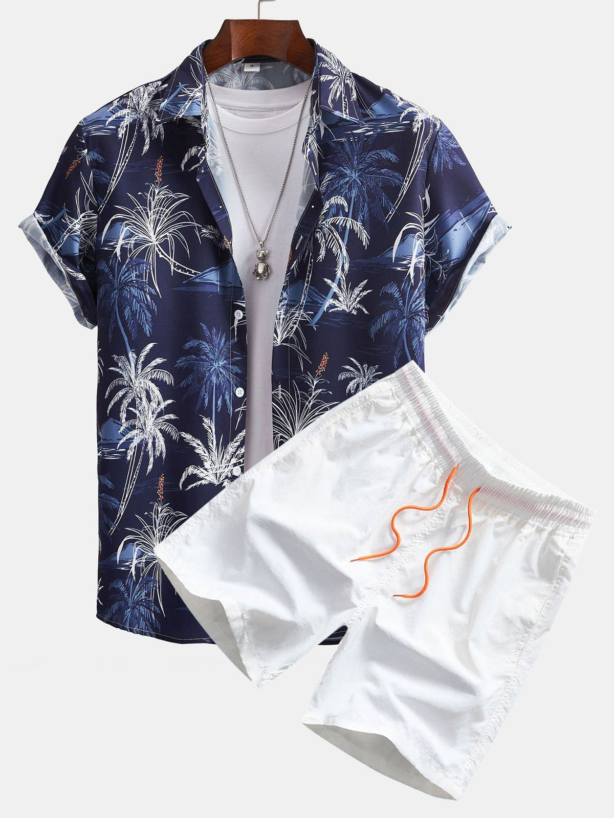 PALM | Shirt and shorts set with all-over print