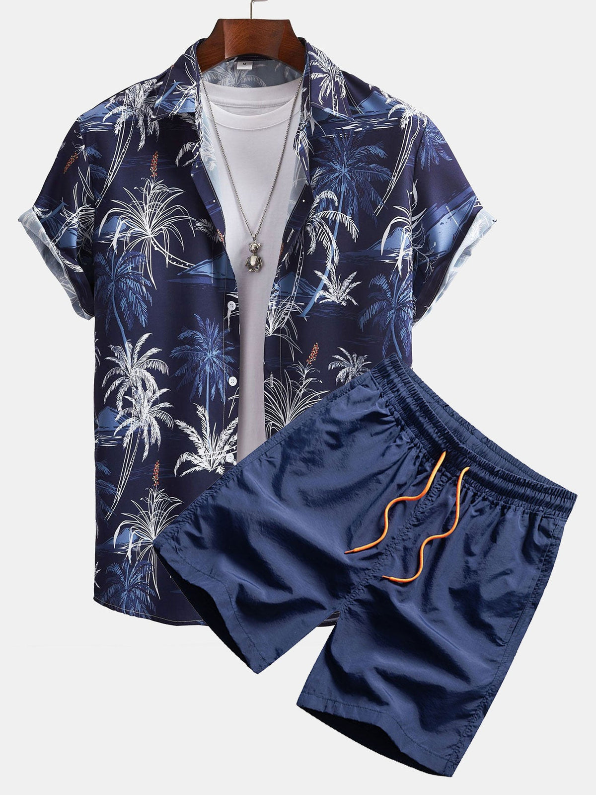 PALM | Shirt and shorts set with all-over print