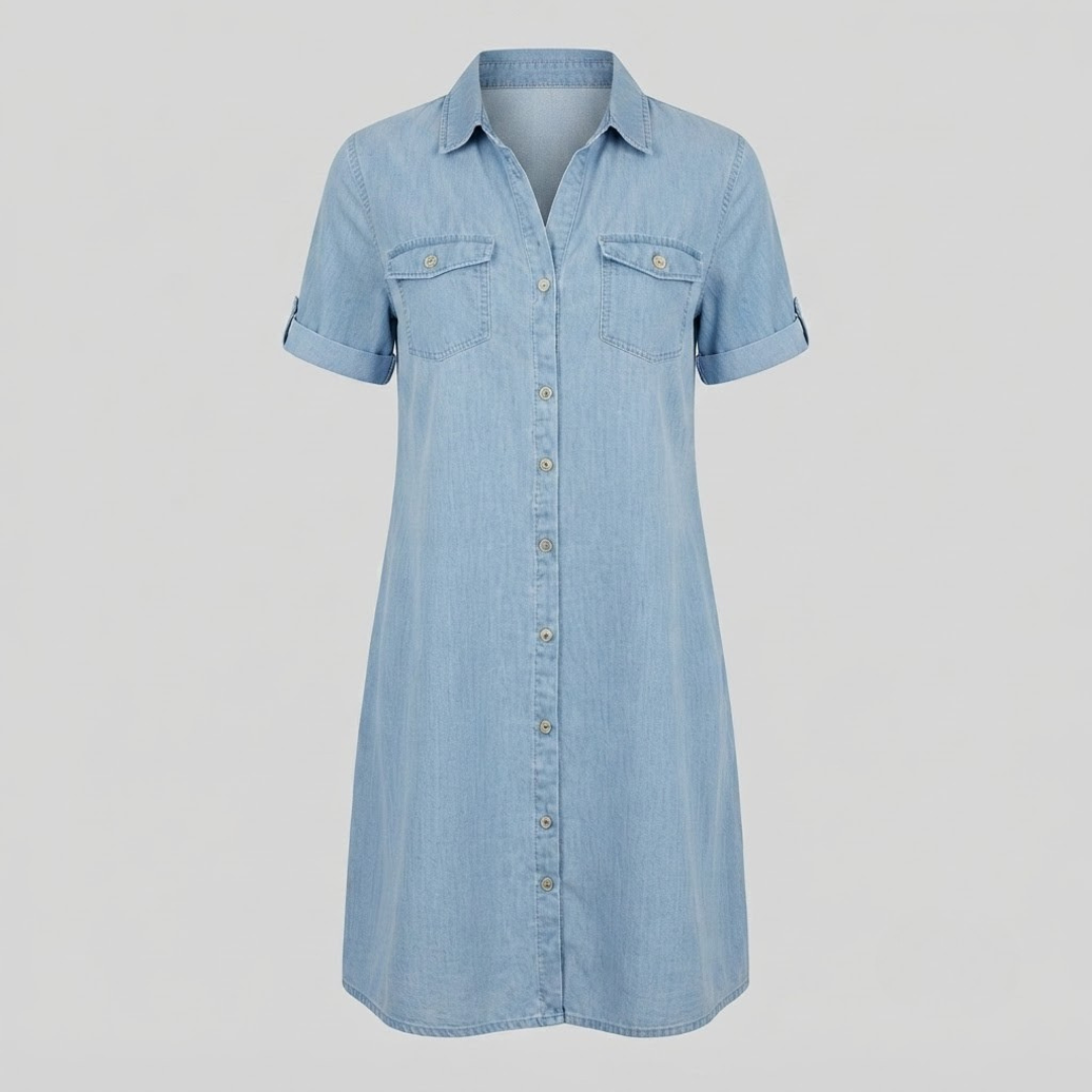 BEATRIX | Midi dress with relaxed fit