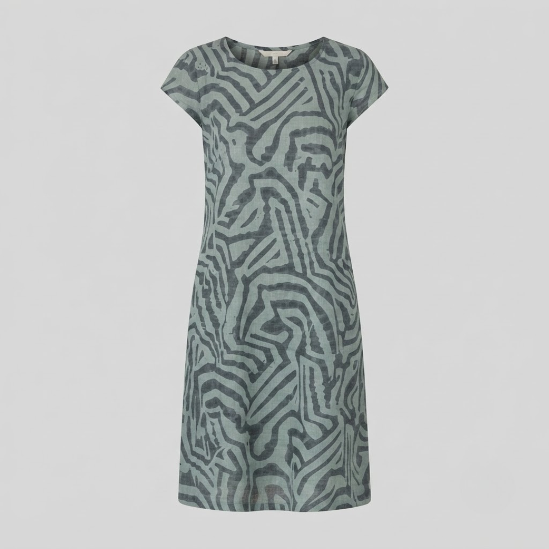 YSABEL | Midi dress with relaxed A-line fit