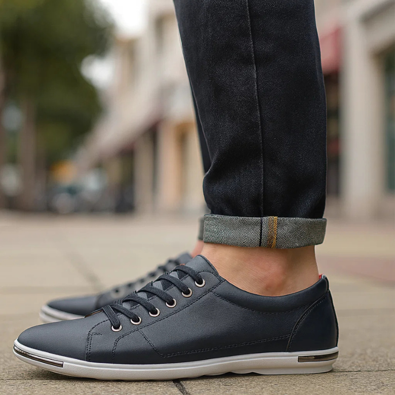 GRAYSON | Sneakers with smooth finish
