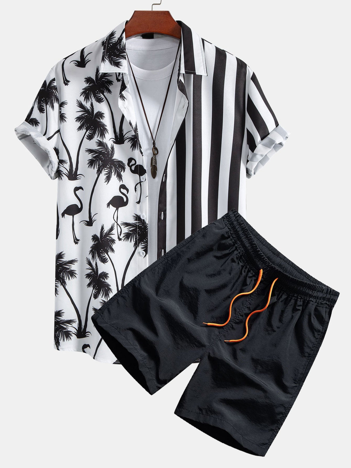 STELLA | Set with patchwork shorts