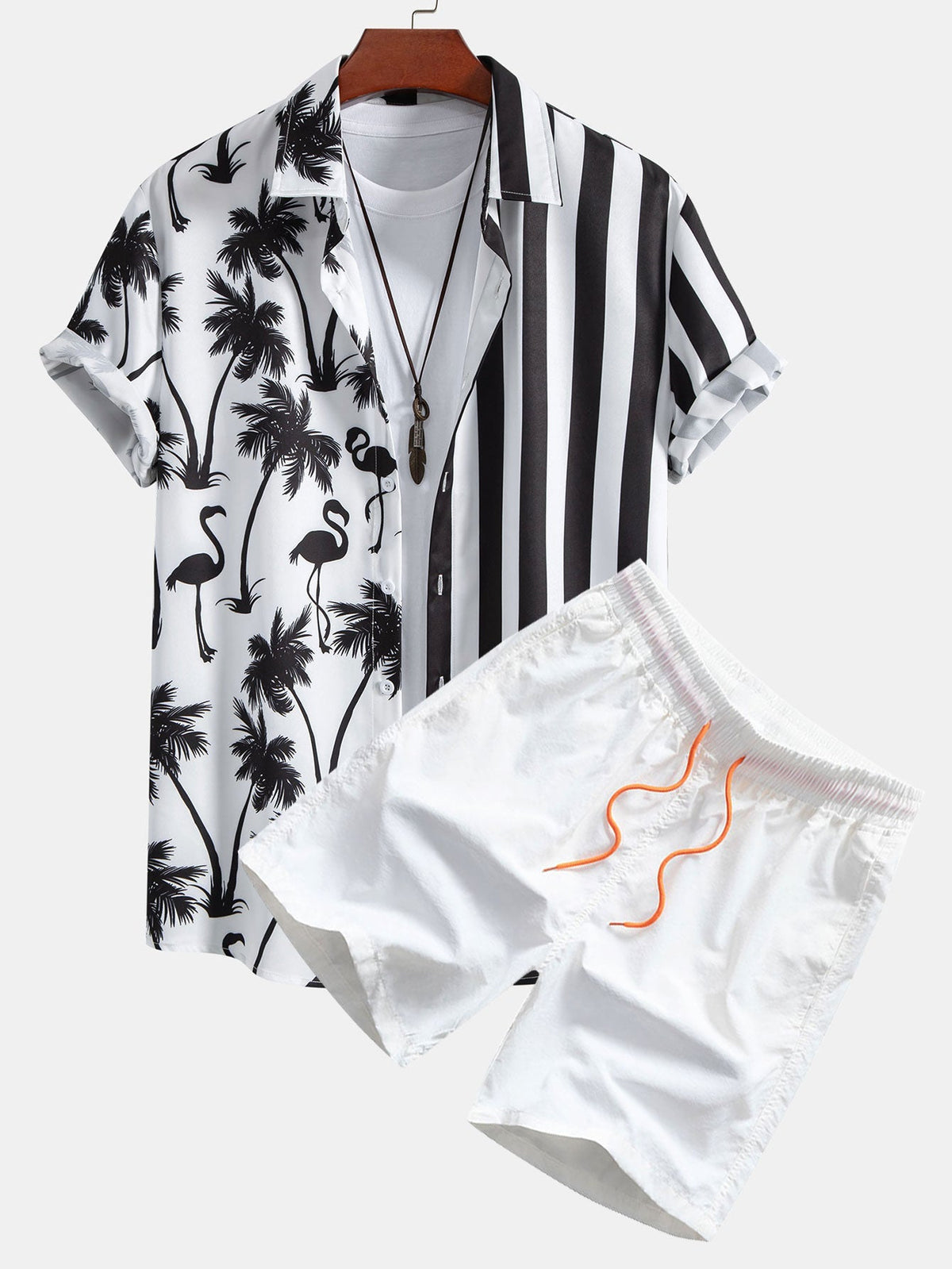 STELLA | Set with patchwork shorts