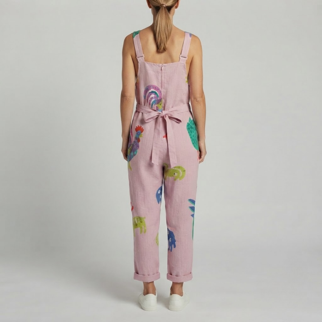 JEMIMA | Jumpsuit with chicken print