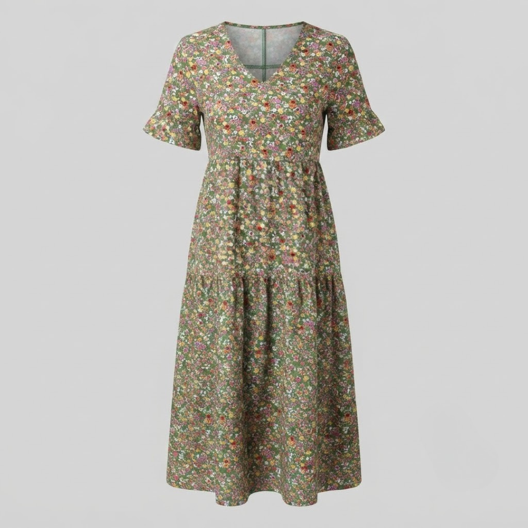 BLAIR | Midi dress with floral print