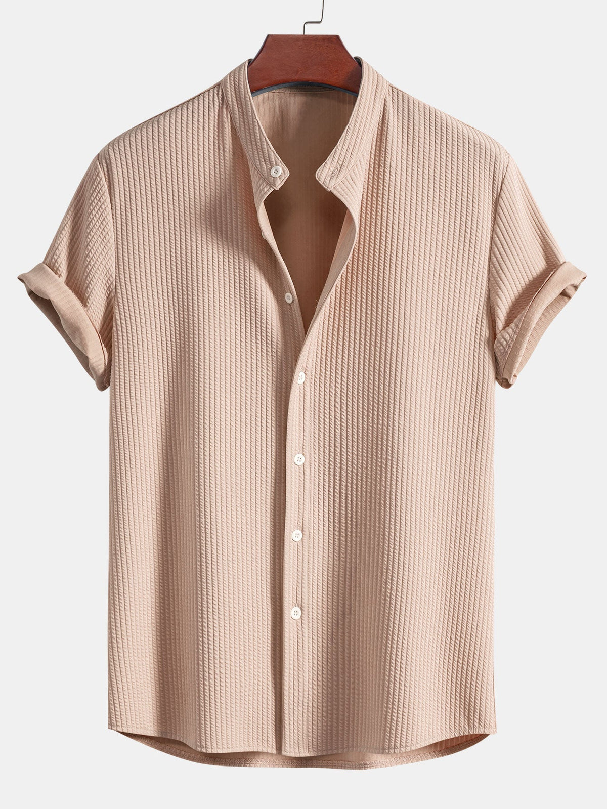 HENRY | Muscle-fit shirt with stand collar