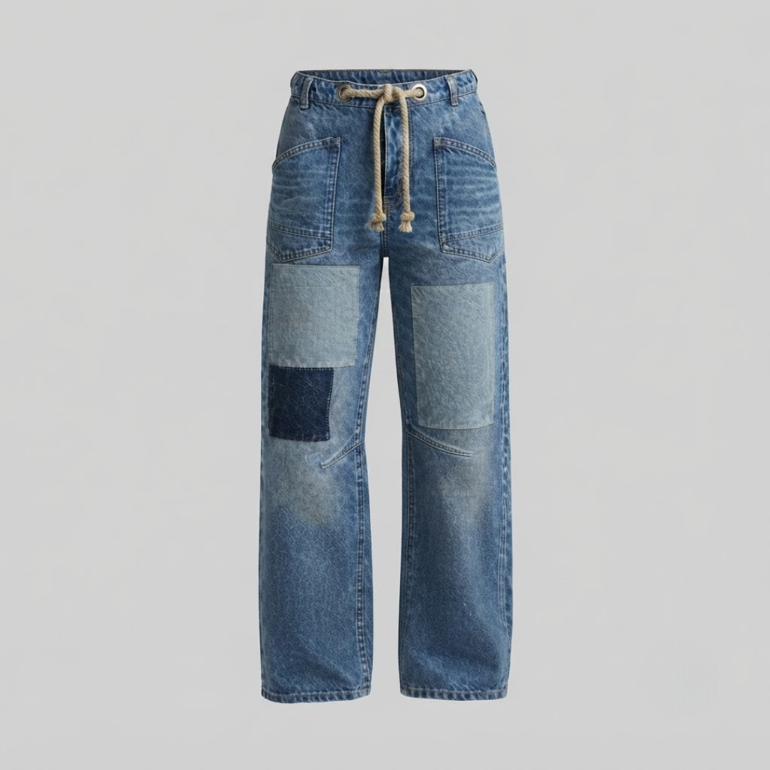 ROSE | Jeans with patchwork detail