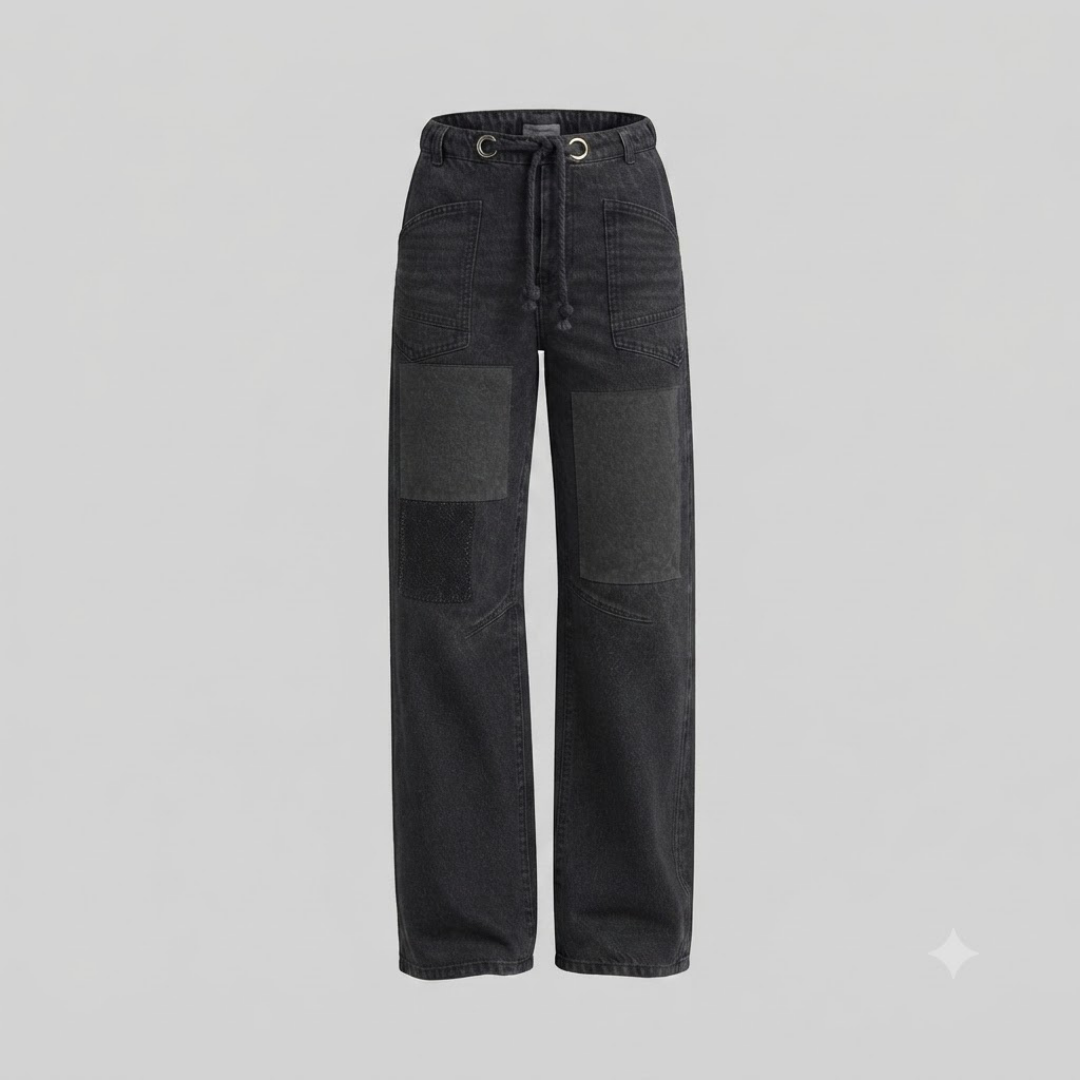 ROSE | Jeans with patchwork detail