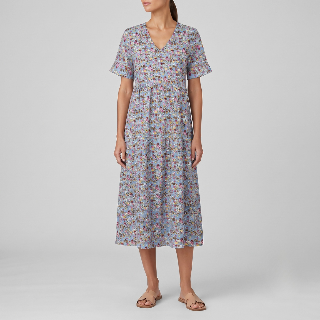 BLAIR | Midi dress with floral print