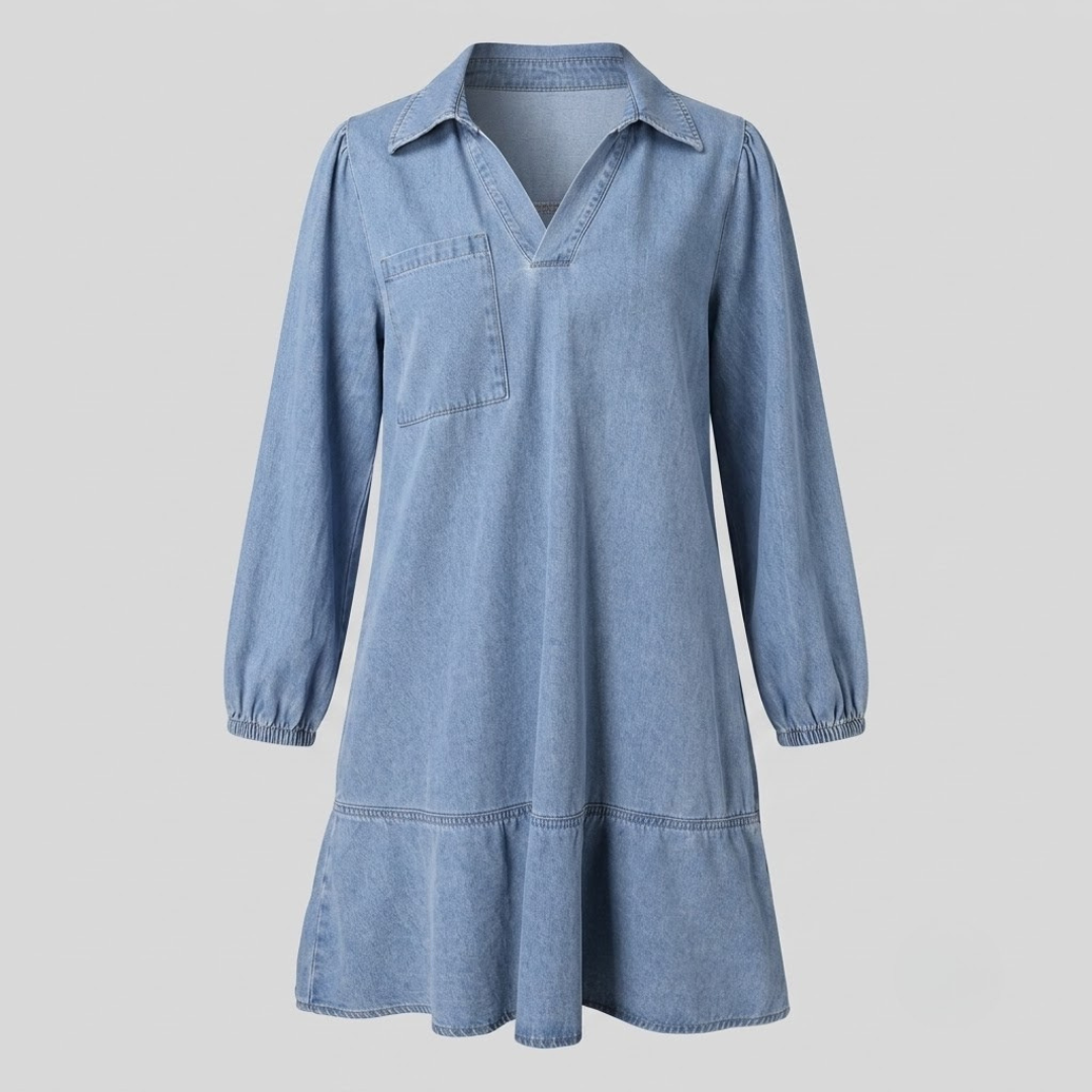 LAYLA | Dress with puff sleeves