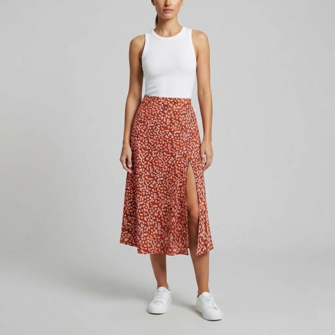 ESME | A-line skirt with floral print