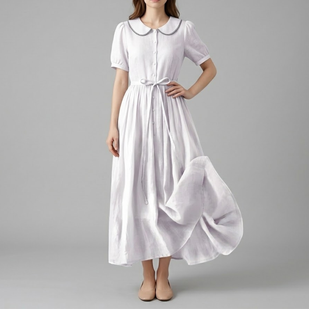 MIA | Midi dress with waist tie