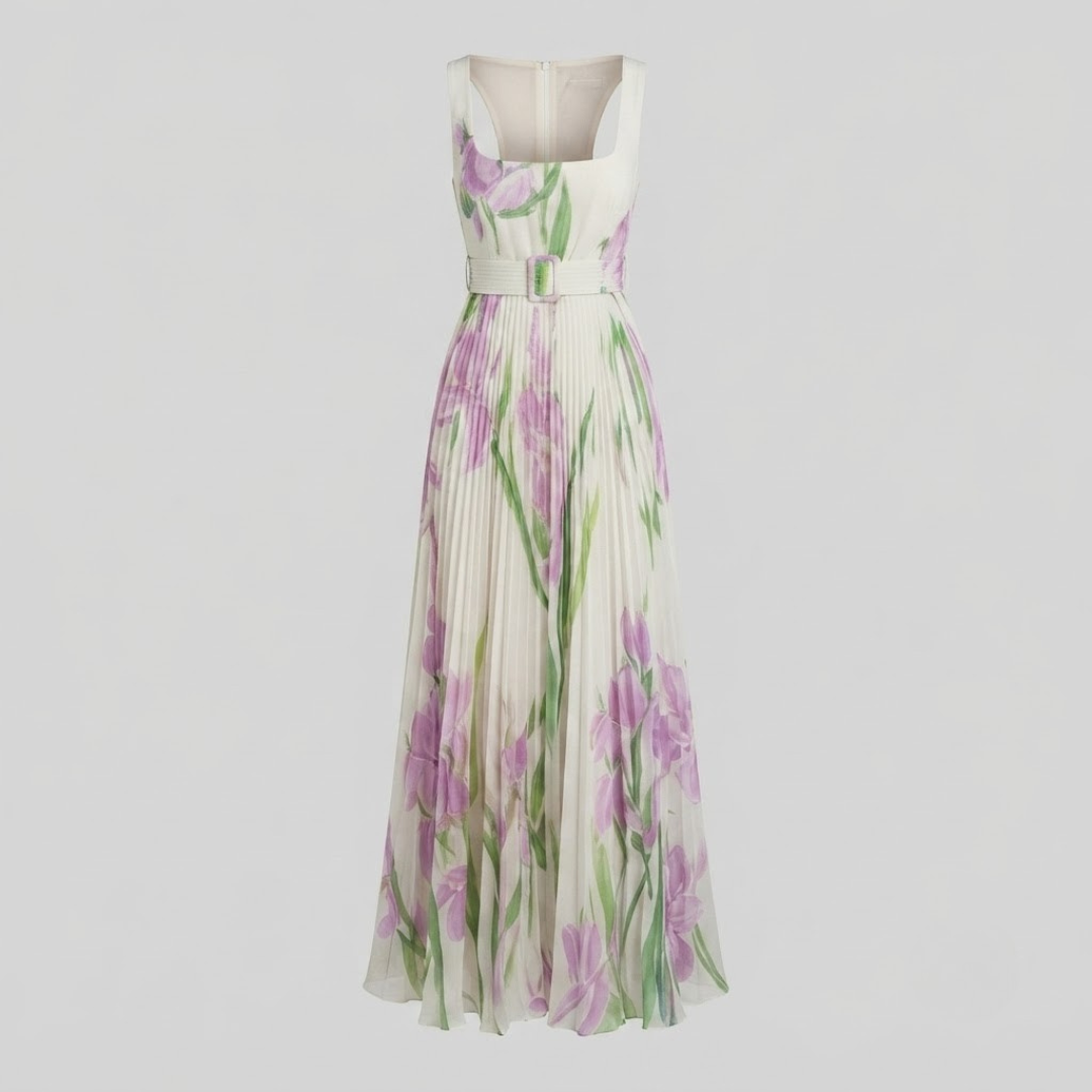 BARBARA | Maxi dress with floral print
