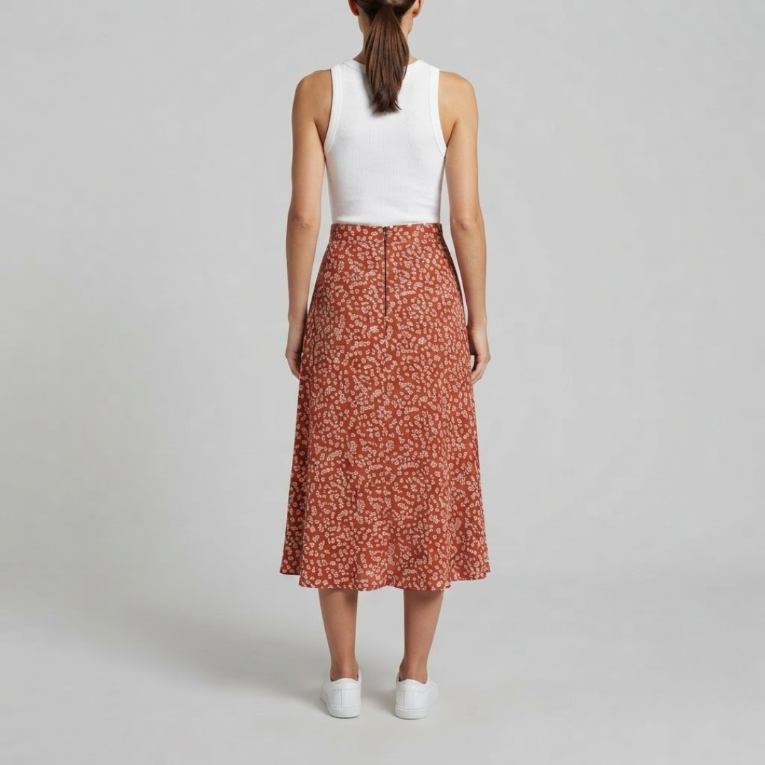 ESME | A-line skirt with floral print