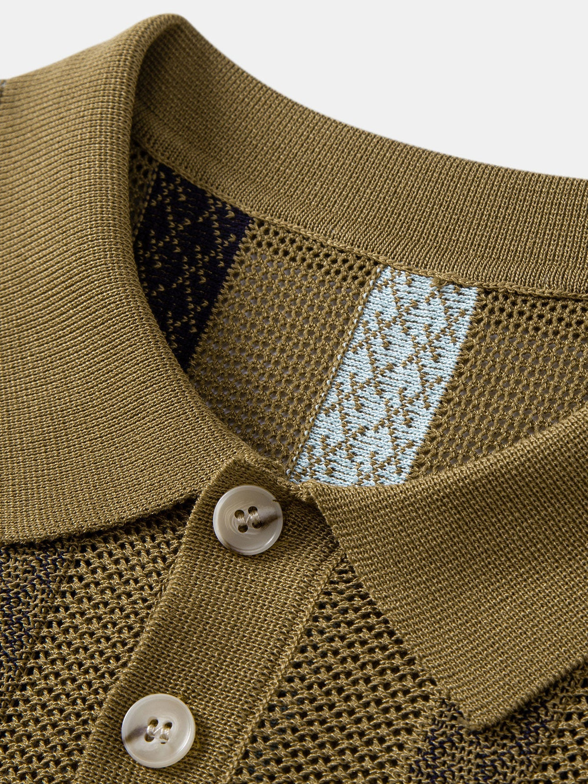 FELIX | Set with striped knit polo