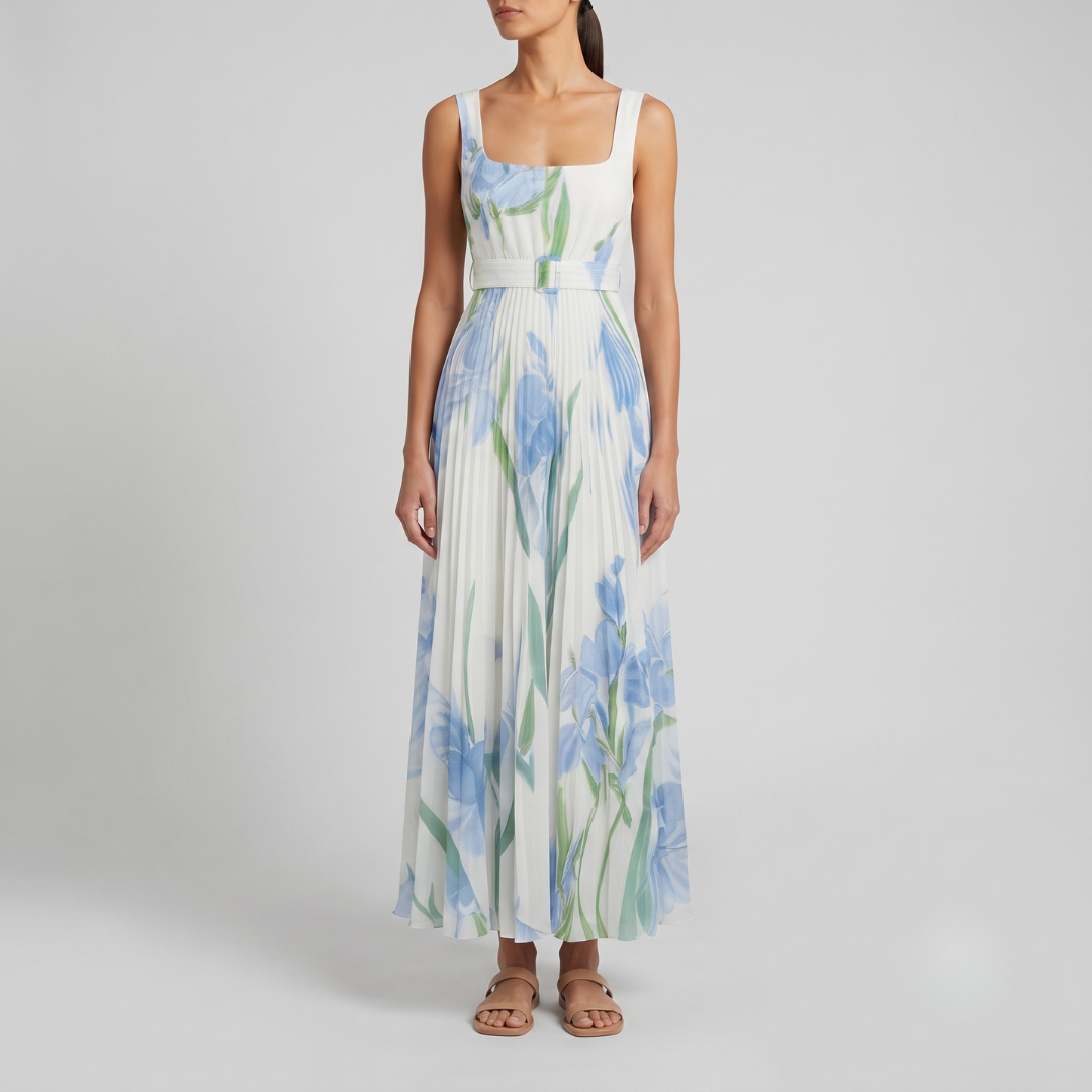 BARBARA | Maxi dress with floral print