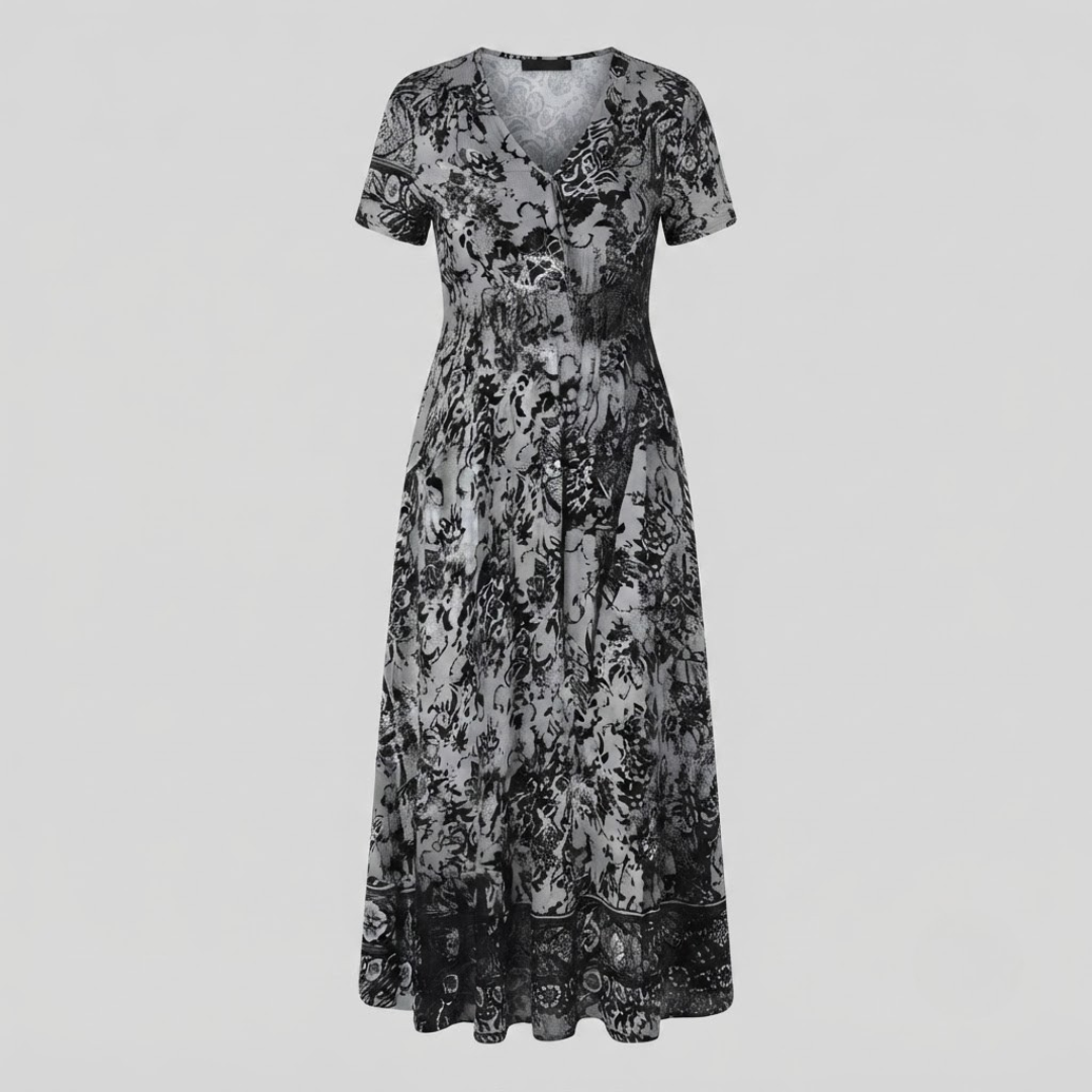 WIENA | Boho dress with floral print