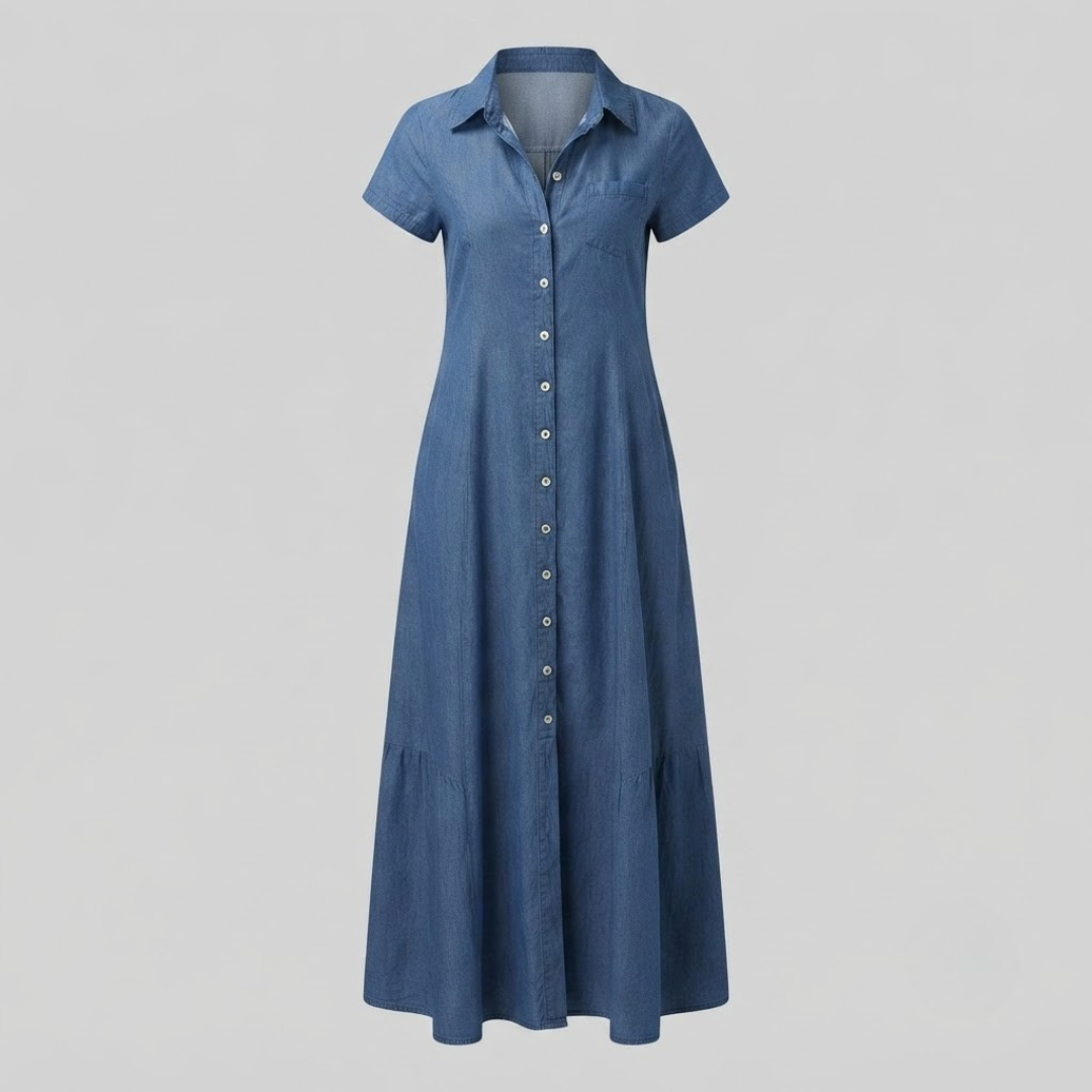 ELLA | Maxi dress with button front