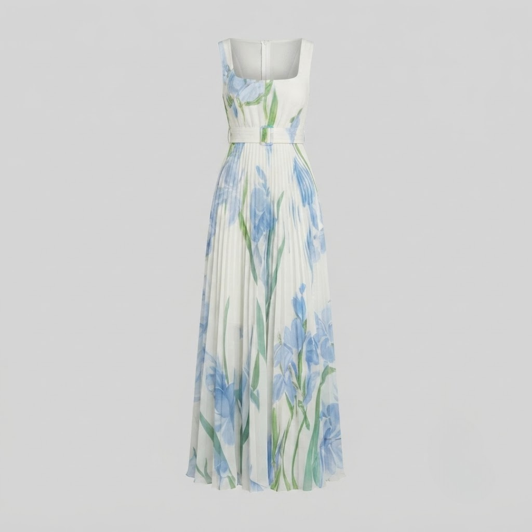 BARBARA | Maxi dress with floral print