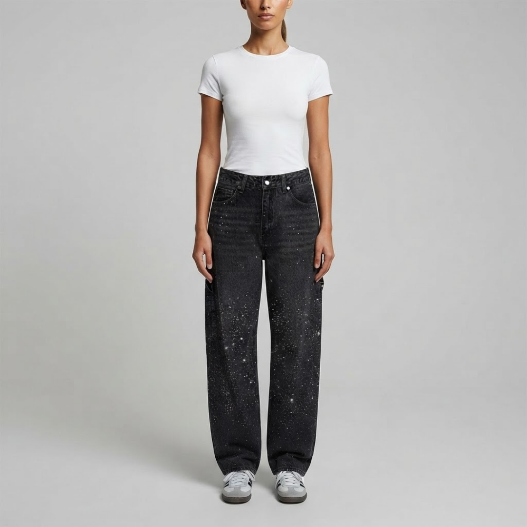 LILY | Balloon trousers with tapered ankle