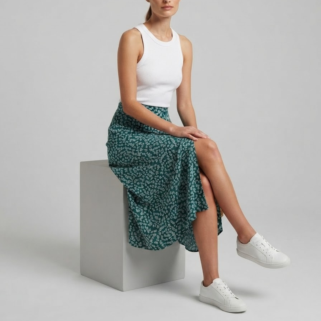 ESME | A-line skirt with floral print