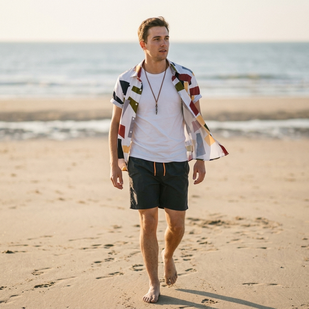 RUFUS | Set with printed shorts