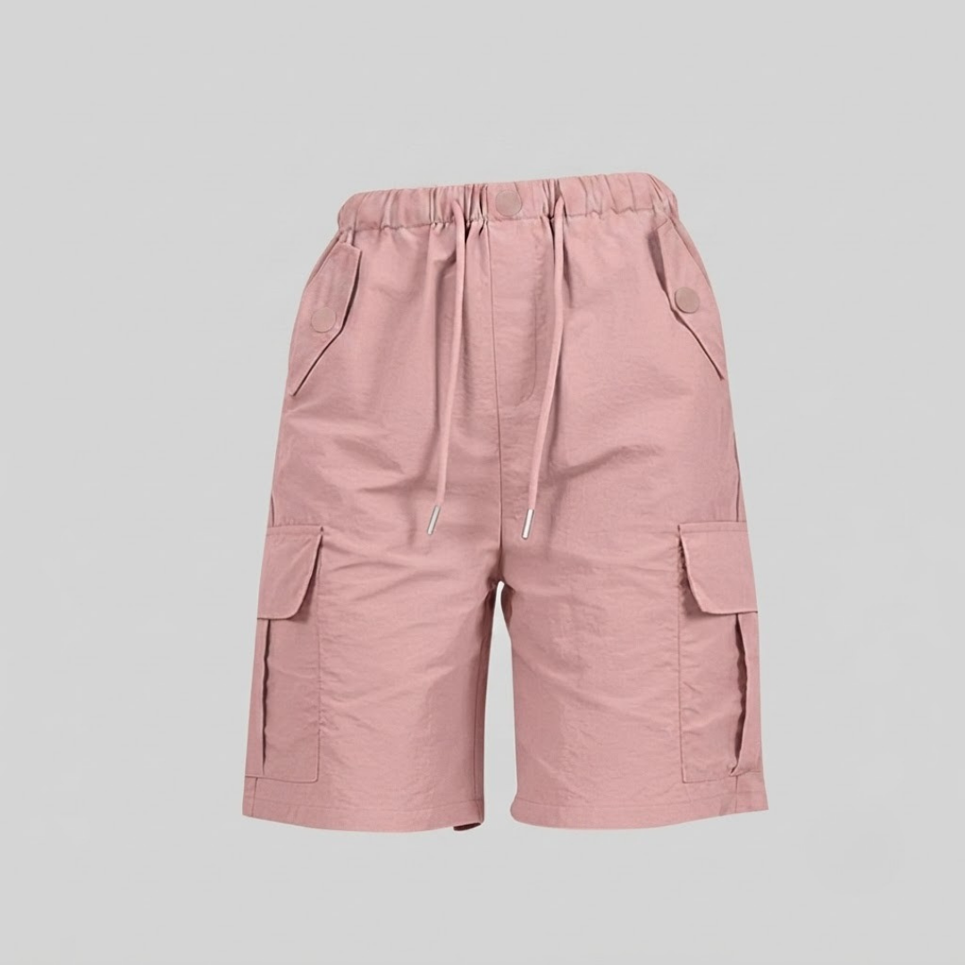 LEANNA | Cargo shorts with stretch waistband