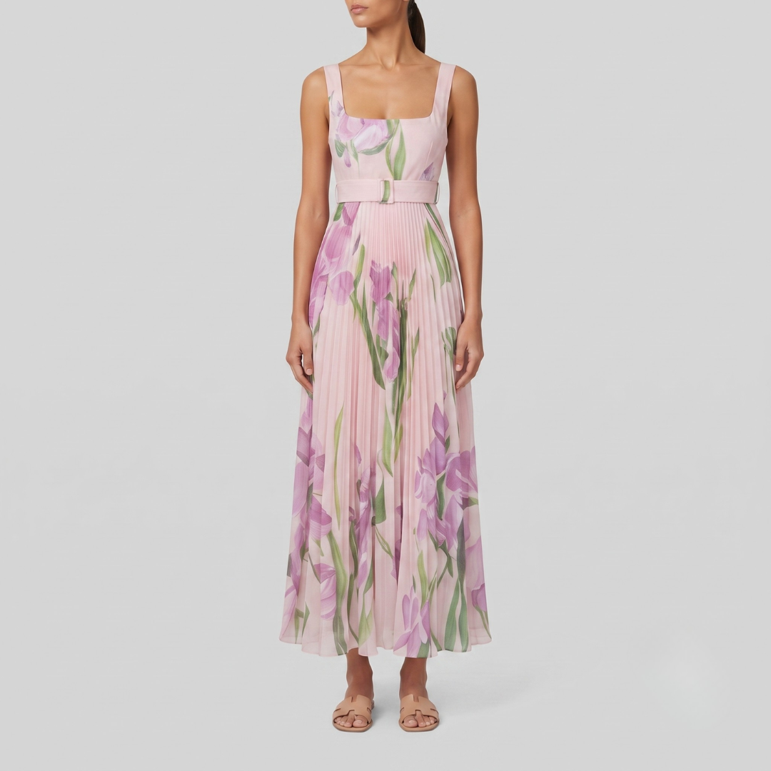 BARBARA | Maxi dress with floral print