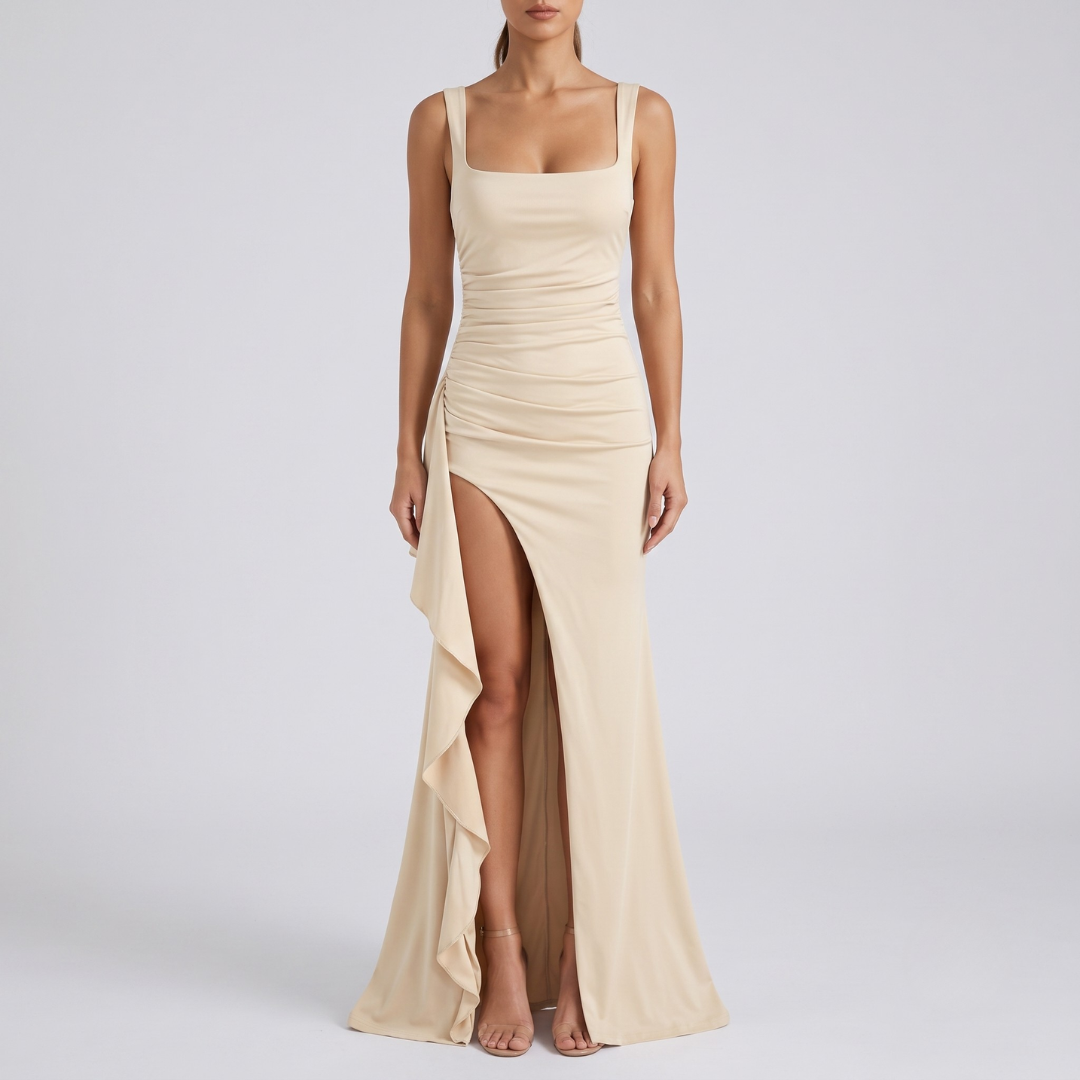 LIVIA | Maxi dress with open back