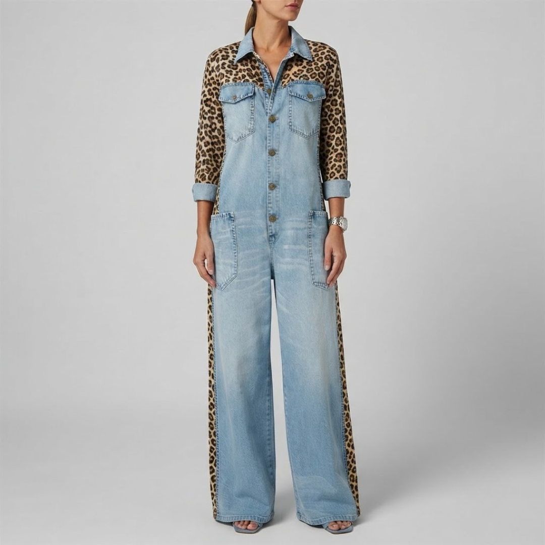 EVE | Jumpsuit with shirt collar