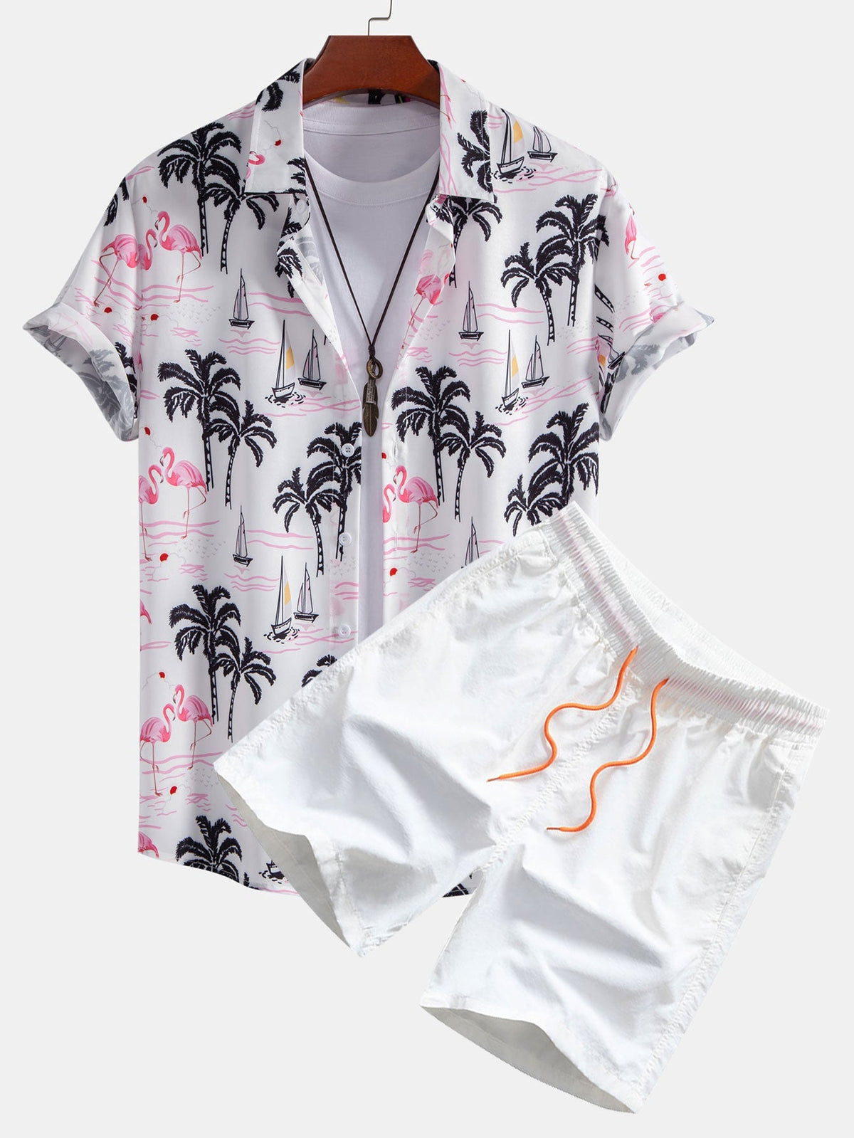 EVIE | Set with printed shorts