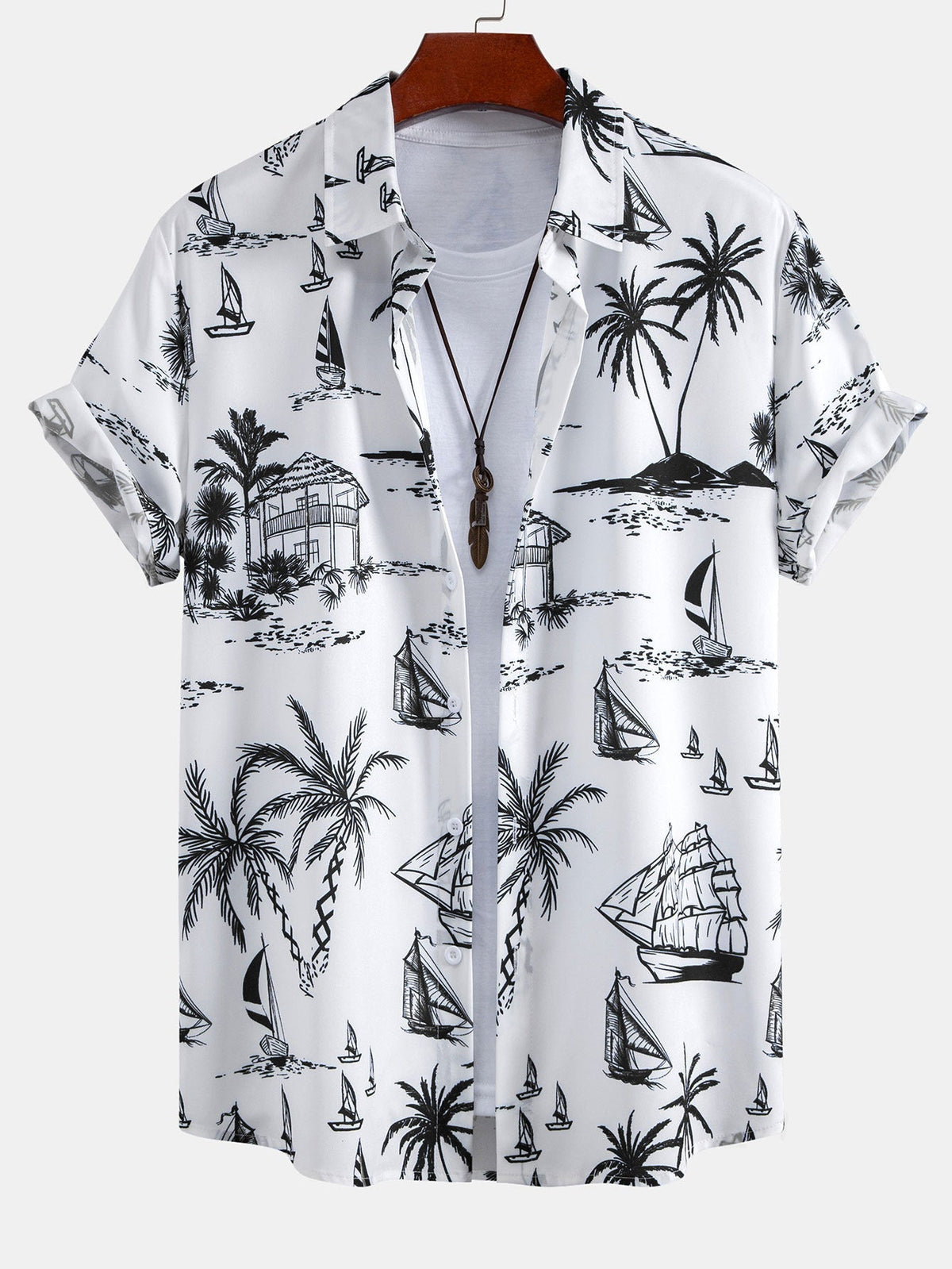 ARCHIE | Shirt and shorts set with all-over print