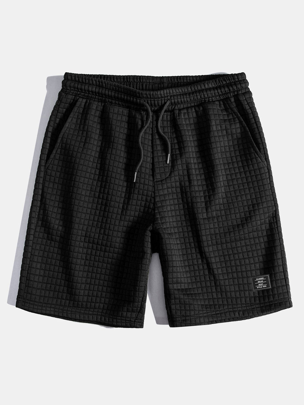 ETHAN | Polo and shorts set with waffle knit