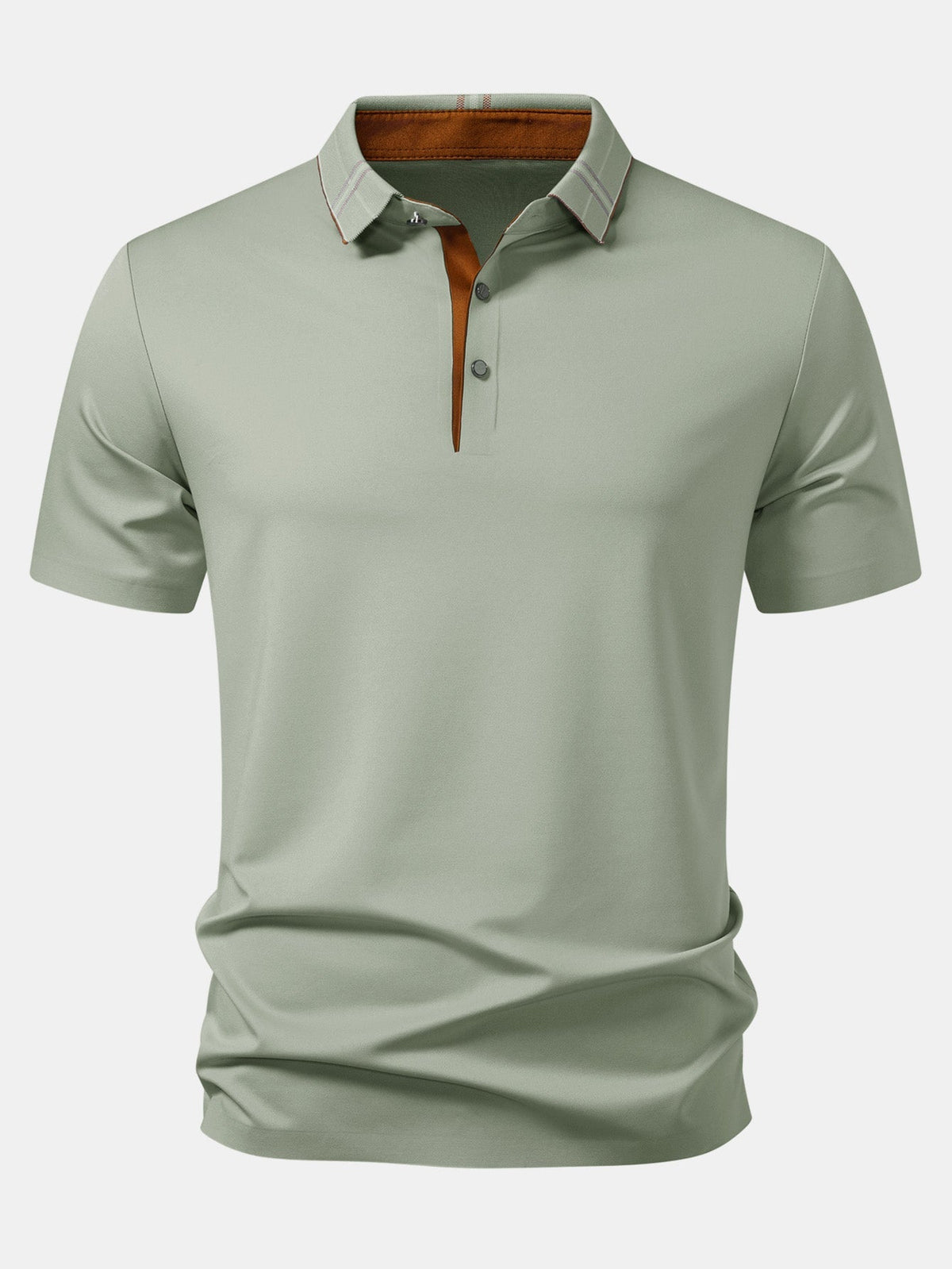JACK | Polo shirt with plaid collar