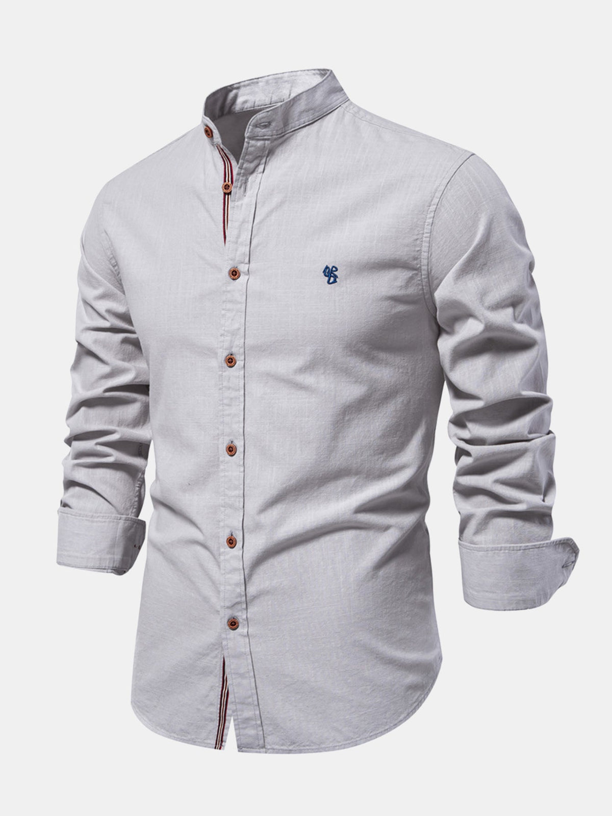 JAMES | Shirt with stand collar