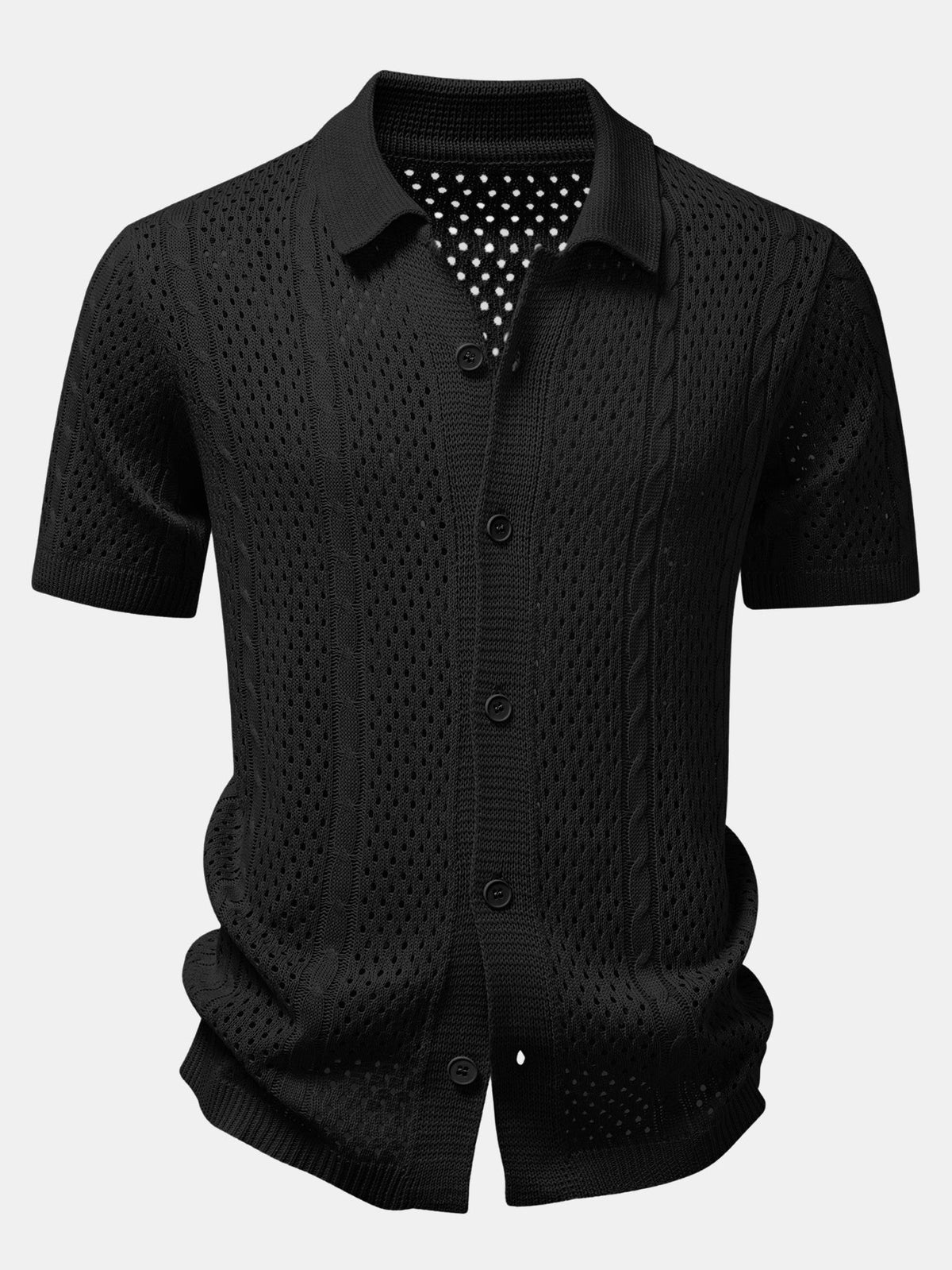 EDWARD | Open-knit shirt with relaxed fit