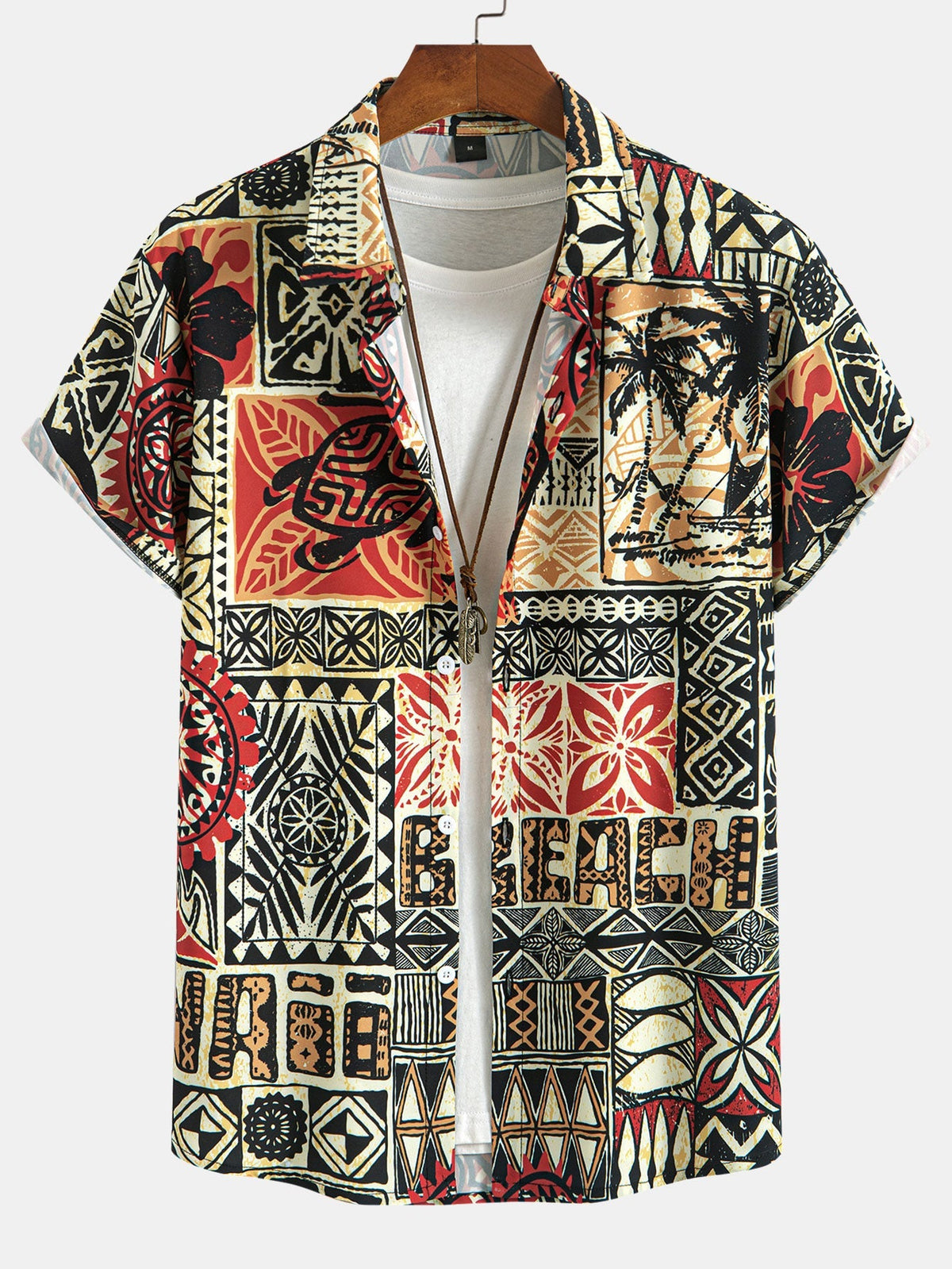 FREDDIE | Shirt and shorts set with all-over print